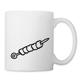 Shish Kebab - ligne - Mug blanc - blanc - Droite
