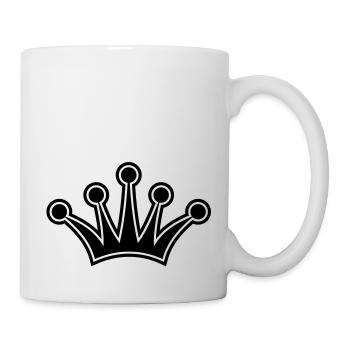 Crown de - Tasse - Weiß - Rechts
