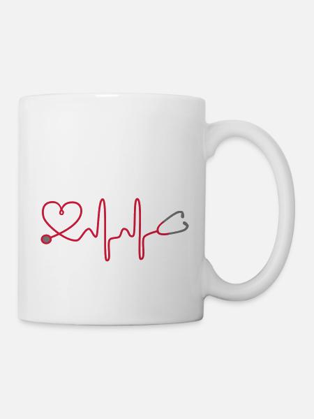 2541614 127630743 Krankenschwester - Tasse - Weiß