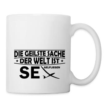 geilstes sache ist Segelfliegen Geschenk Segelflug - Tasse - Weiß - Rechts