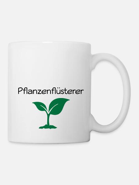 Pflanzenflüsterer - Tasse - Weiß