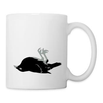 dead raven craven crow - Mug - white - Right