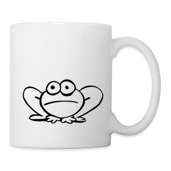 Grenouille - Mug blanc - blanc - Droite