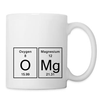 Chimie OMG - Oh My God - Mug blanc - blanc - Droite
