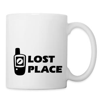 Geocaching GPS Lost Place Cache - Mug blanc - blanc - Droite