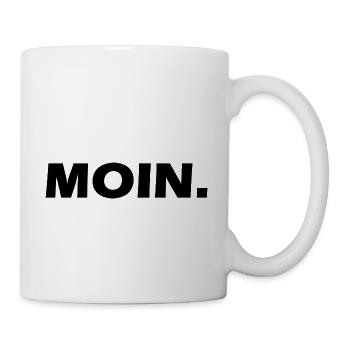 Moin. - Tasse - Weiß - Rechts
