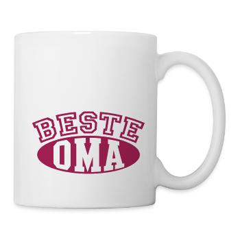 beste oma oldschool - Mug - white - Right