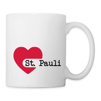 love_st_pauli - Tasse - Weiß - Rechts