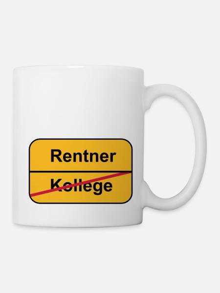 Pensionierung - Tasse - Weiß