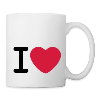 I love - Mug - white - Right