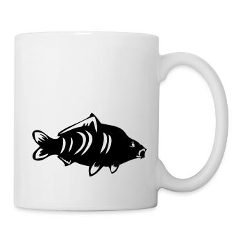 Carpe - Mug blanc - blanc - Droite