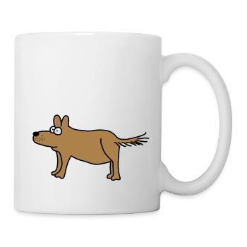 Hund - Tasse - Weiß - Rechts