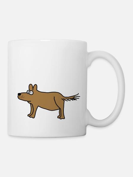 Hund - Tasse - Weiß