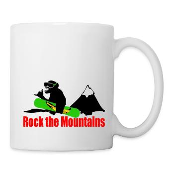 roche des montagnes - Mug blanc - blanc - Droite