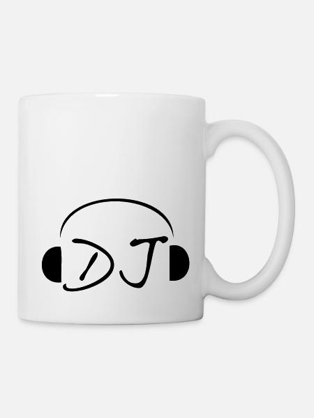 Dj - Mug blanc - blanc
