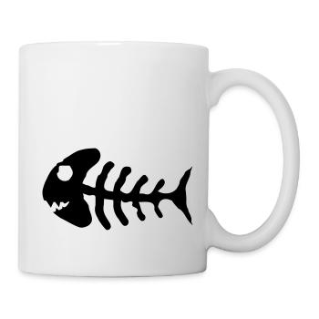 bone_fish_f1 - Mug - white - Right