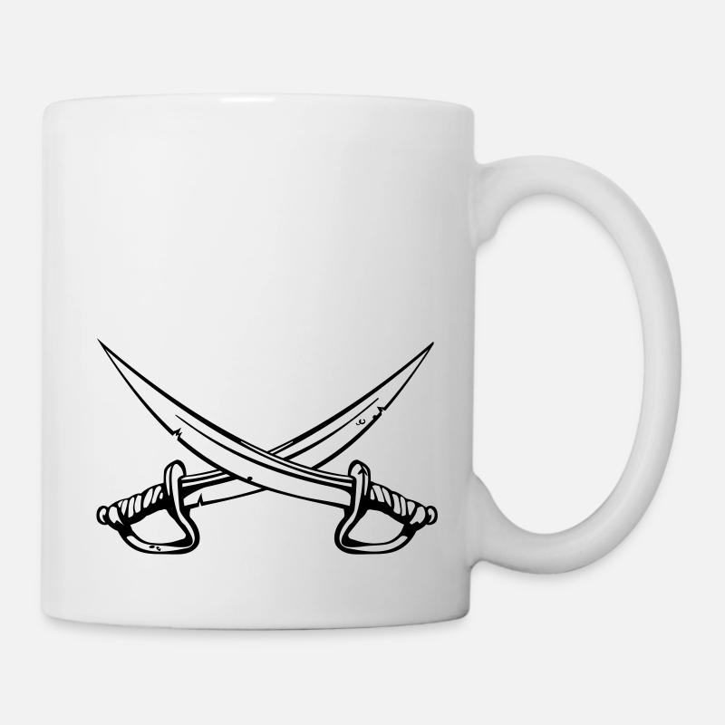 Säbel - Tasse - Weiß