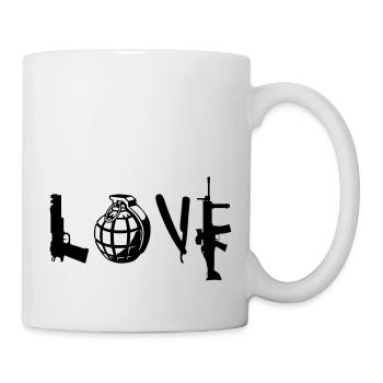 AMOUR - Mug blanc - blanc - Droite