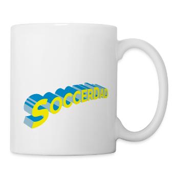 Soccer Dad Fußball Papa - Tasse - Weiß - Rechts