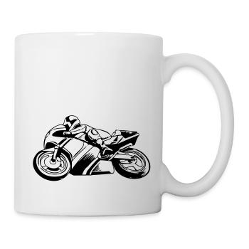 Superbike - Tasse - Weiß - Rechts