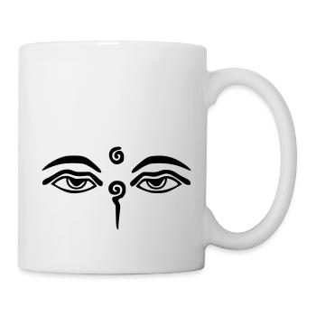 auge_des_buddas - Tasse - Weiß - Rechts