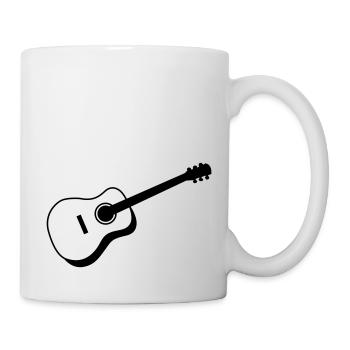 gitarre_1c - Mug blanc - blanc - Droite