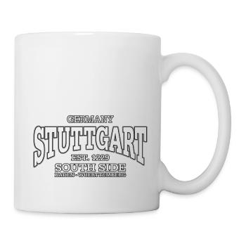 Stuttgart (blanc) - Mug blanc - blanc - Droite