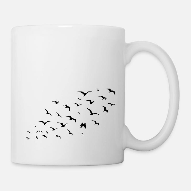 birds - Tasse - Weiß