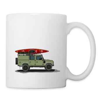 icon in cool design - Mug - white - Right