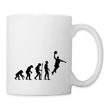 evolution_basketball___f1 - Mug - white - Right