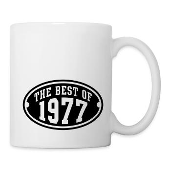 THE BEST OF 1977 - Birthday Geburtstag Design - Mug - white - Right