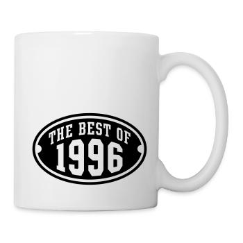 THE BEST OF 1996 - Birthday Geburtstag Design - Tasse - Weiß - Rechts