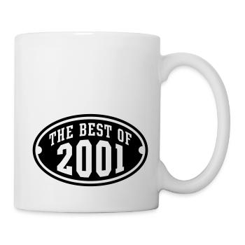 THE BEST OF 2001 - Birthday Geburtstag Design - Mug - white - Right