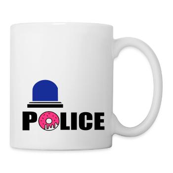 police d - Mug - white - Right