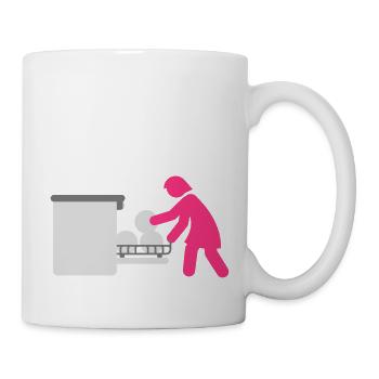 dishwasher_girl - Mug - white - Right