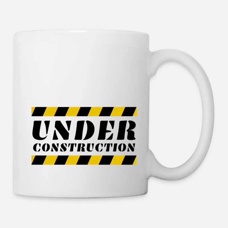 Under Construction - Tasse - Weiß