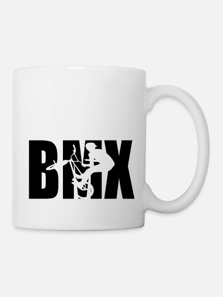 BMX - Tasse - Weiß