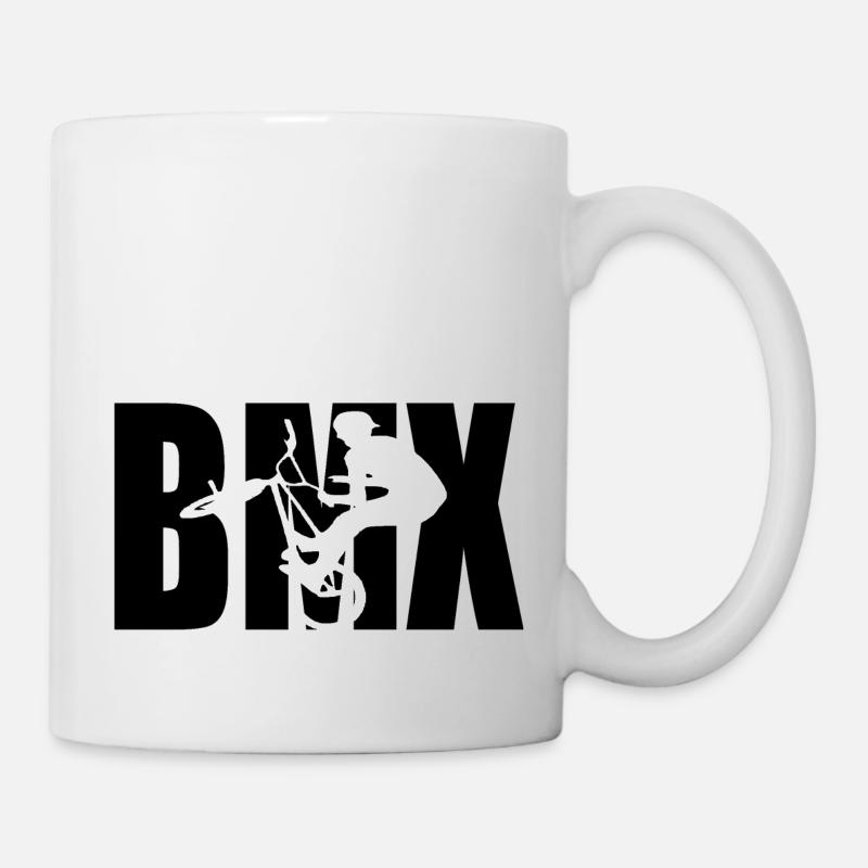 BMX - Tasse - Weiß