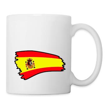 drapeau espagne españa - Mug blanc - blanc - Droite