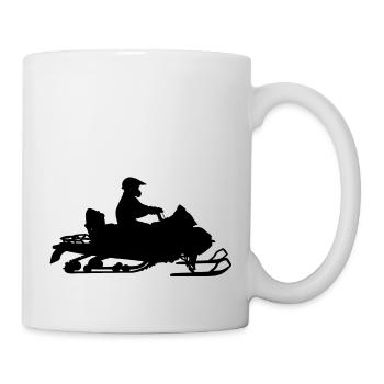 Snowmobile snowmobile snowmobile - Mug - white - Right