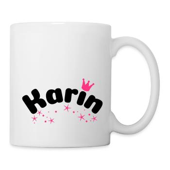 Karin - Tasse - Weiß - Rechts
