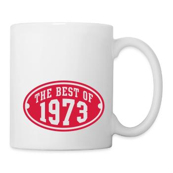 THE BEST OF 1973 2C Birthday Anniversaire - Tasse - Weiß - Rechts