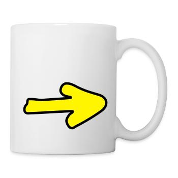 Flèche XIIa - Mug blanc - blanc - Droite