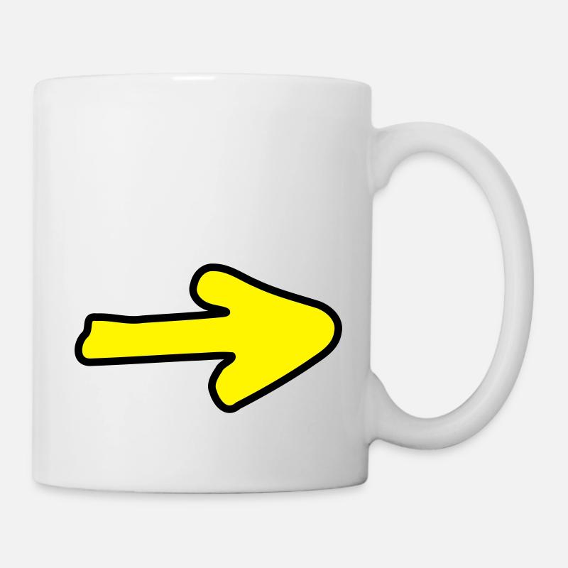 Pfeil XIIa - Tasse - Weiß