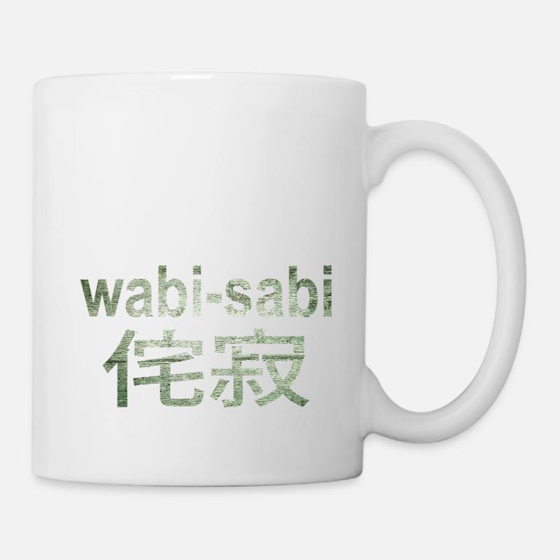 wabi sabi - Mug blanc - blanc