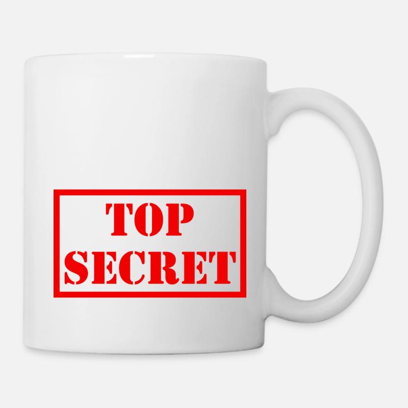 Top secret - Mug blanc - blanc