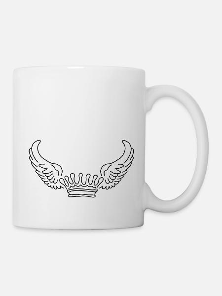 Crown wings - Mug - white