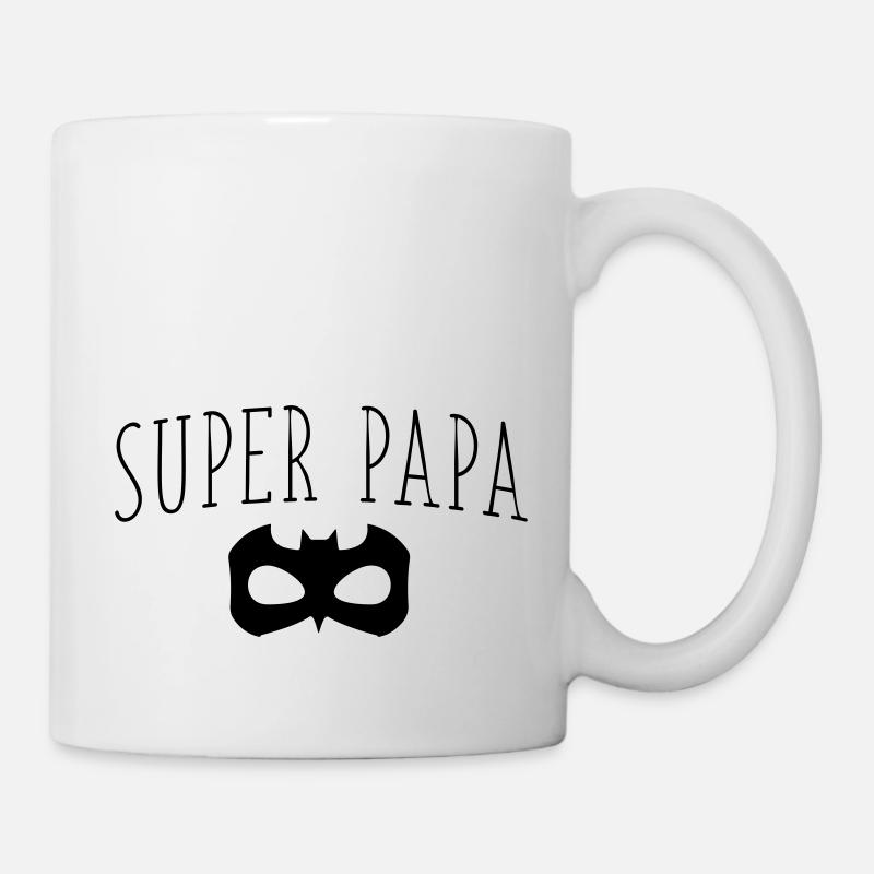 super papa - Mug blanc - blanc