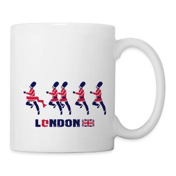 Londres - Garde royale - Mug blanc - blanc - Droite