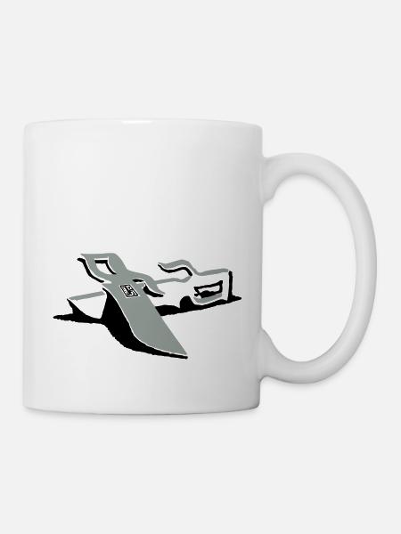knivesgrey - Tasse - Weiß